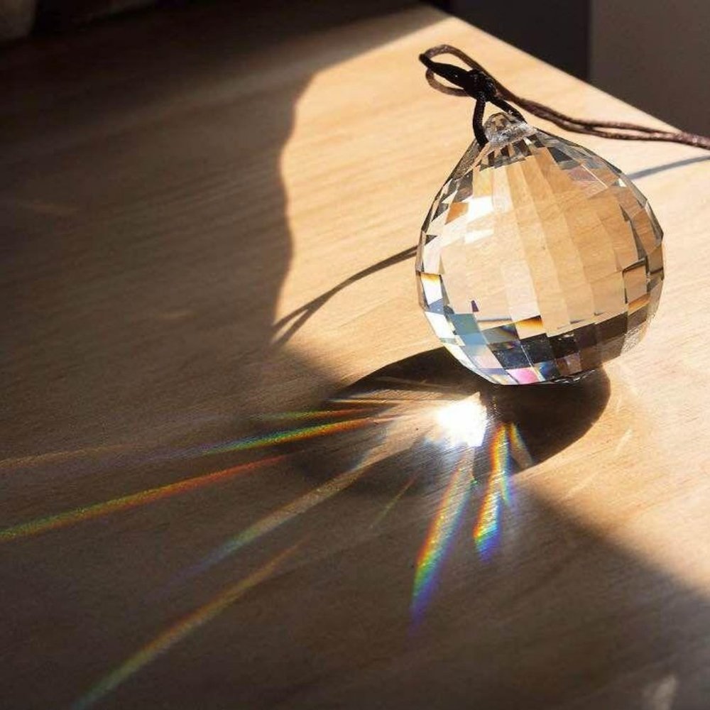 Hanging Crystal Prism ~ Rainbow Suncatcher